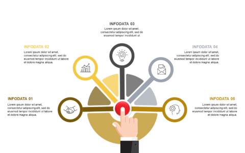 Free Business Radial PowerPoint Template
