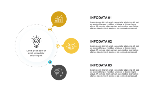 Free Flow Chart Bubble PowerPoint Template