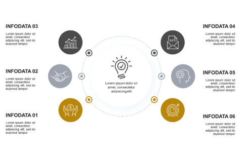 Free Flow Chart Process PowerPoint Template