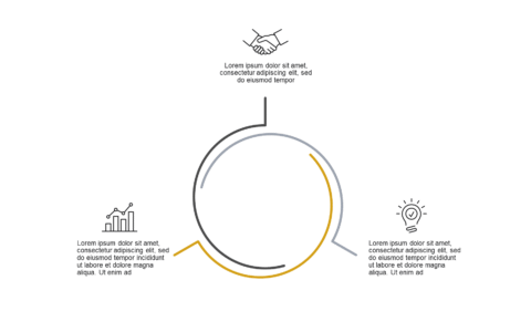 Free Minimal Circle PowerPoint Template