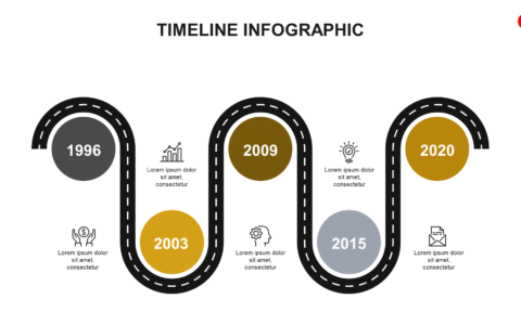Free Timeline Steps PowerPoint Template