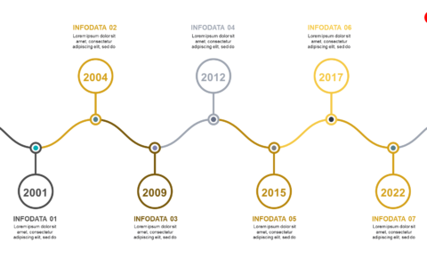Free Timeline Process PowerPoint Template