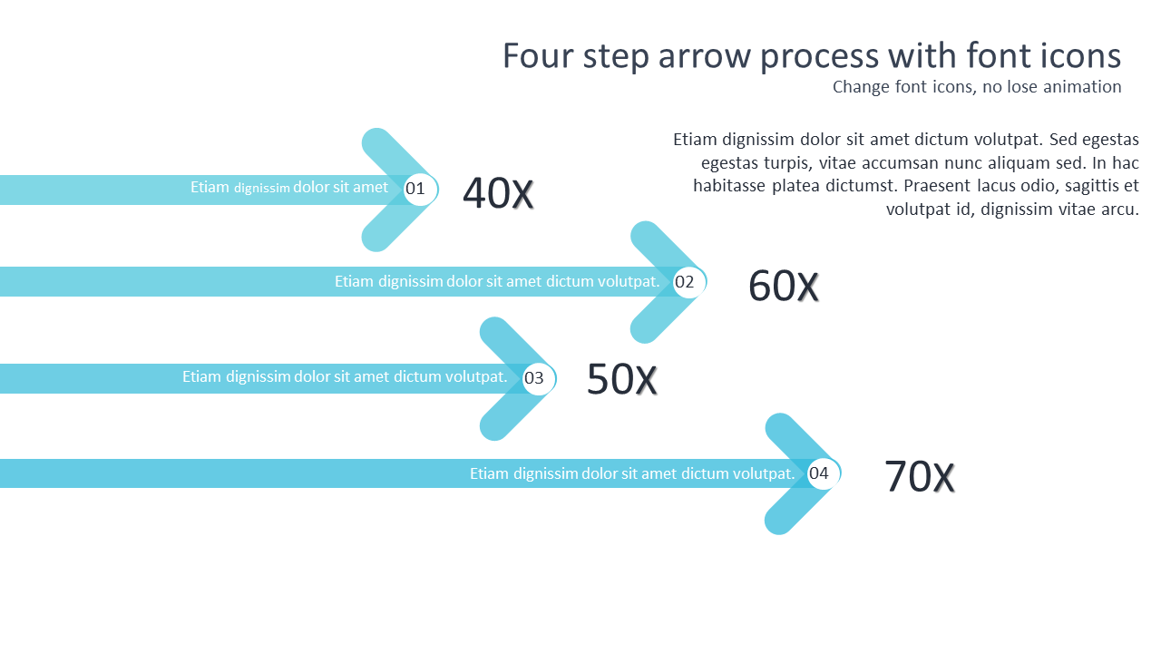 Engaging Four-Step Process with Icons