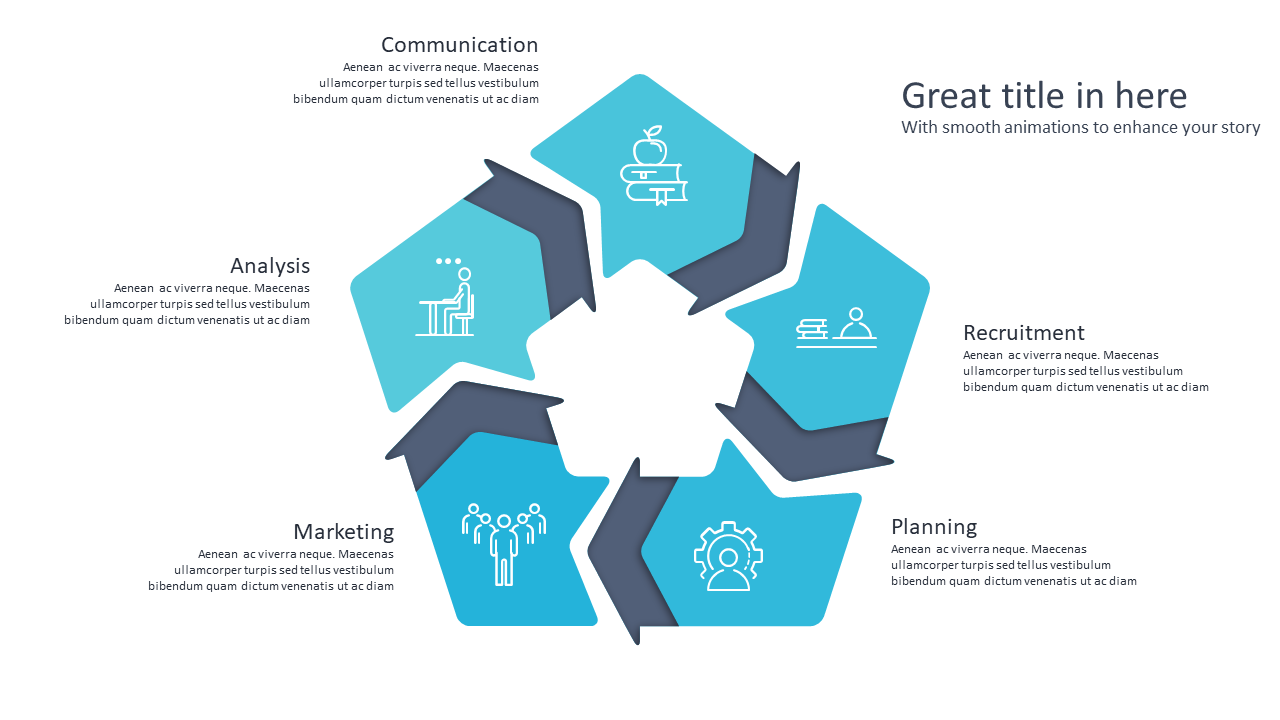 Highlight Workflows with Hexagonal Process Flow