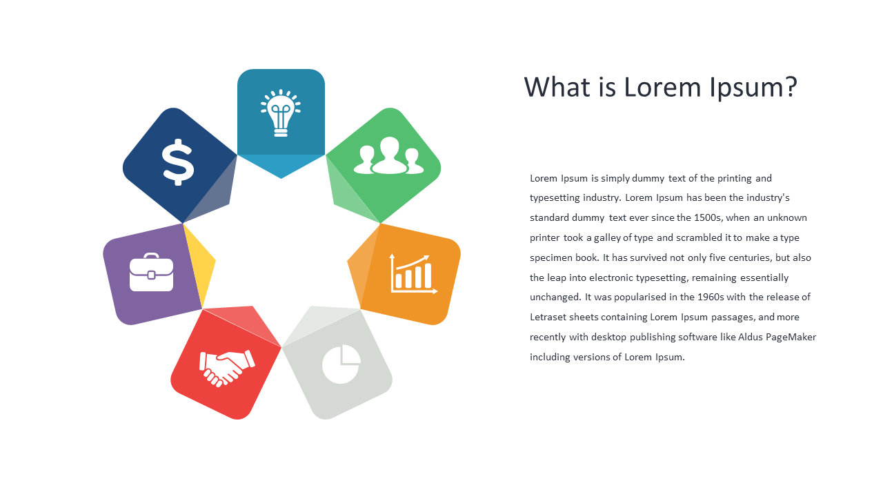 Engaging Hexagonal Icon Layout for Presentations