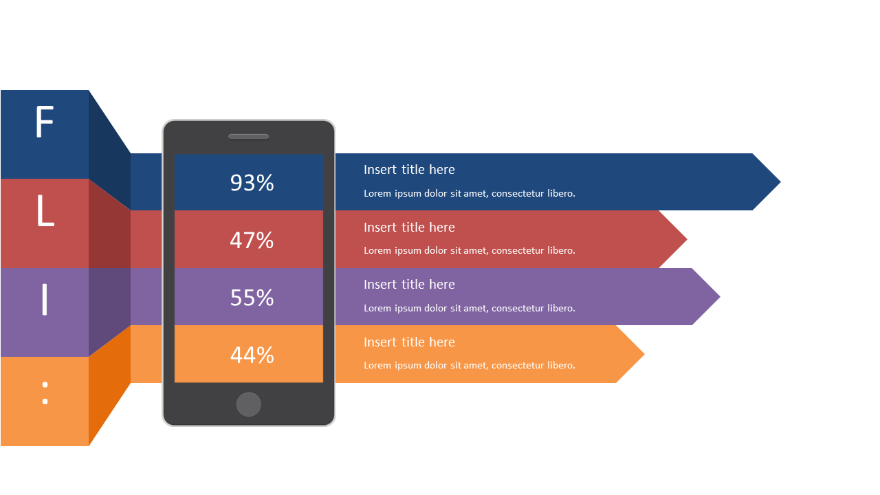 Showcase Digital Metrics with Flowing Arrows