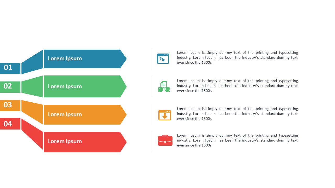 Engage with Colorful Step Process and Icons