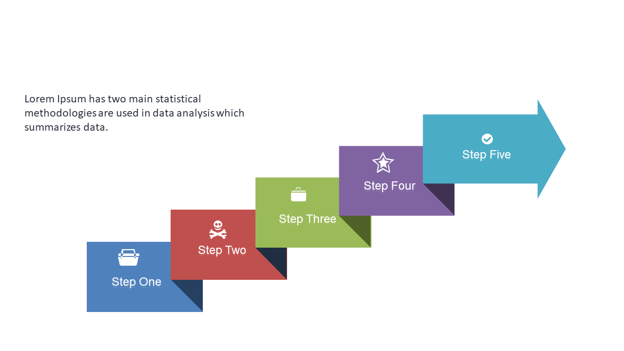 Bold Arrow Process Flow PowerPoint Templates