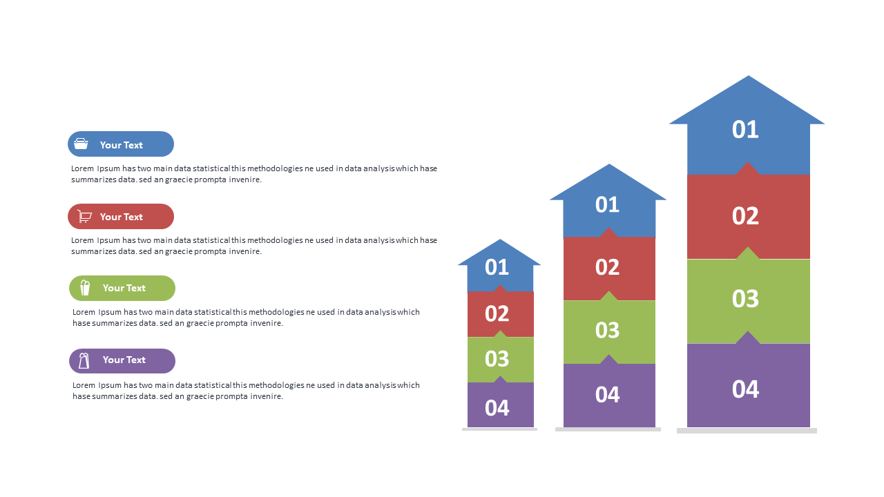 Present Hierarchical Data with Stacked Column Charts