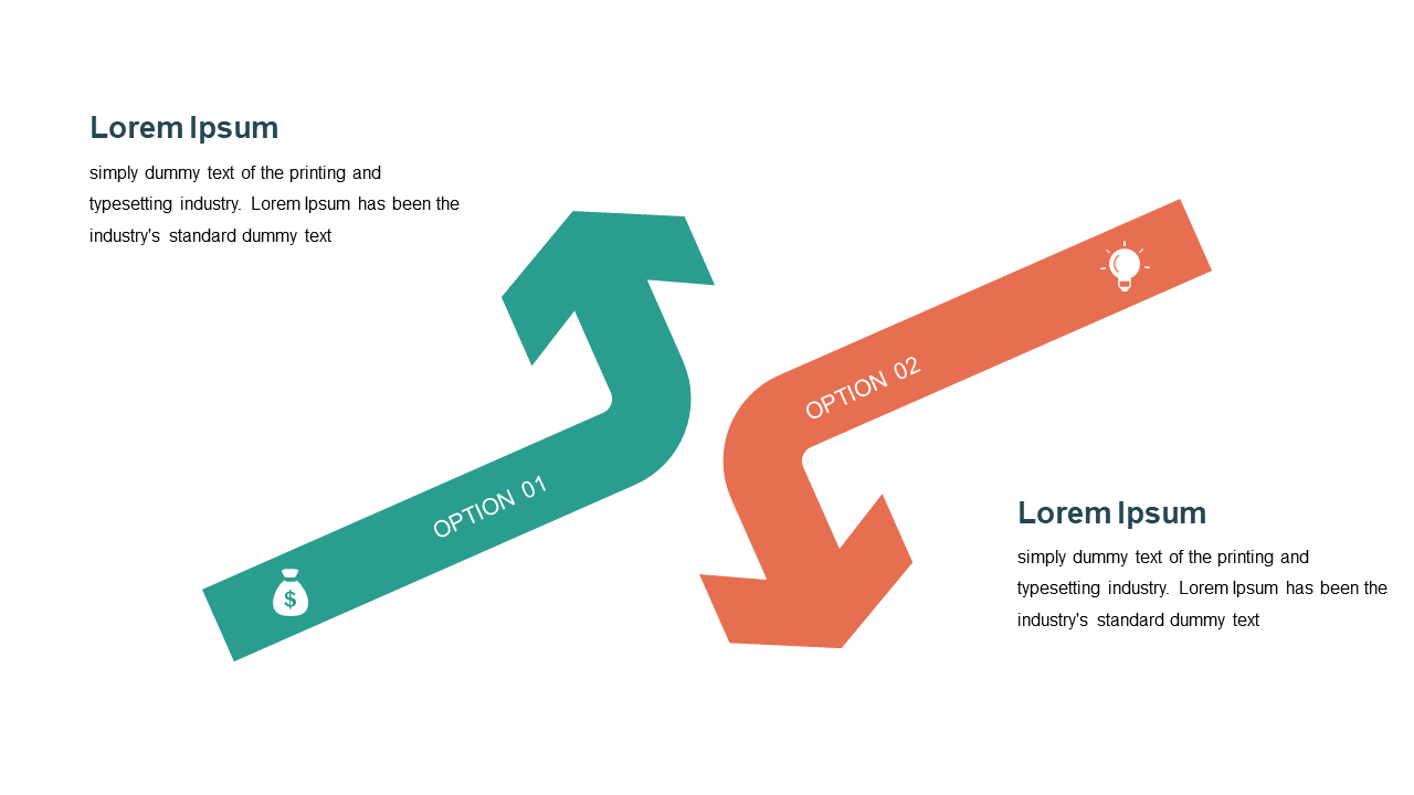 Differentiate Decision Options with Dual Path Flow