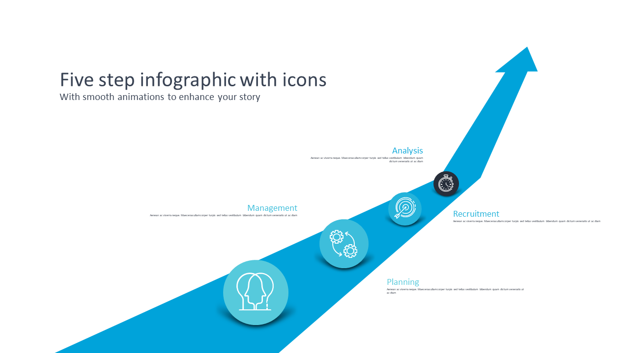 Engage Audience with Five-Step Infographic