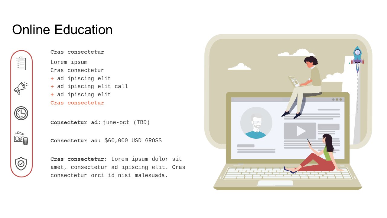 Promote Online Education with Engaging Slide