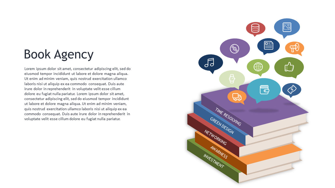Engage Audience with Book Agency Template