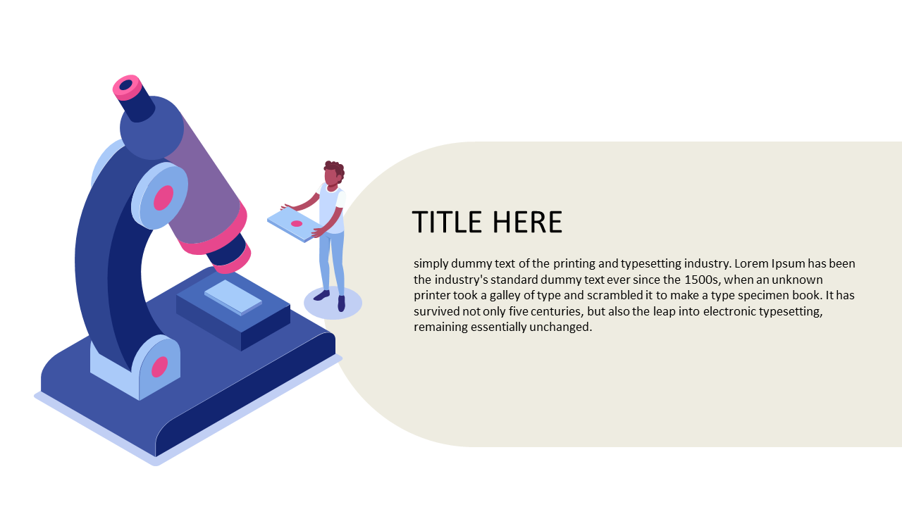 Engaging Microscope Layout for Tech Presentations