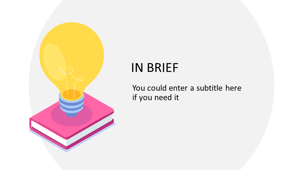 Present Ideas Creatively with Lightbulb Layout