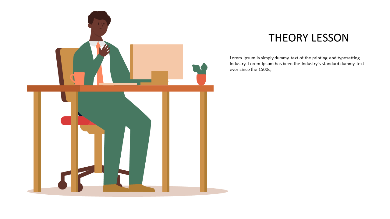 Engaging Theory Lesson Slide with Illustrations