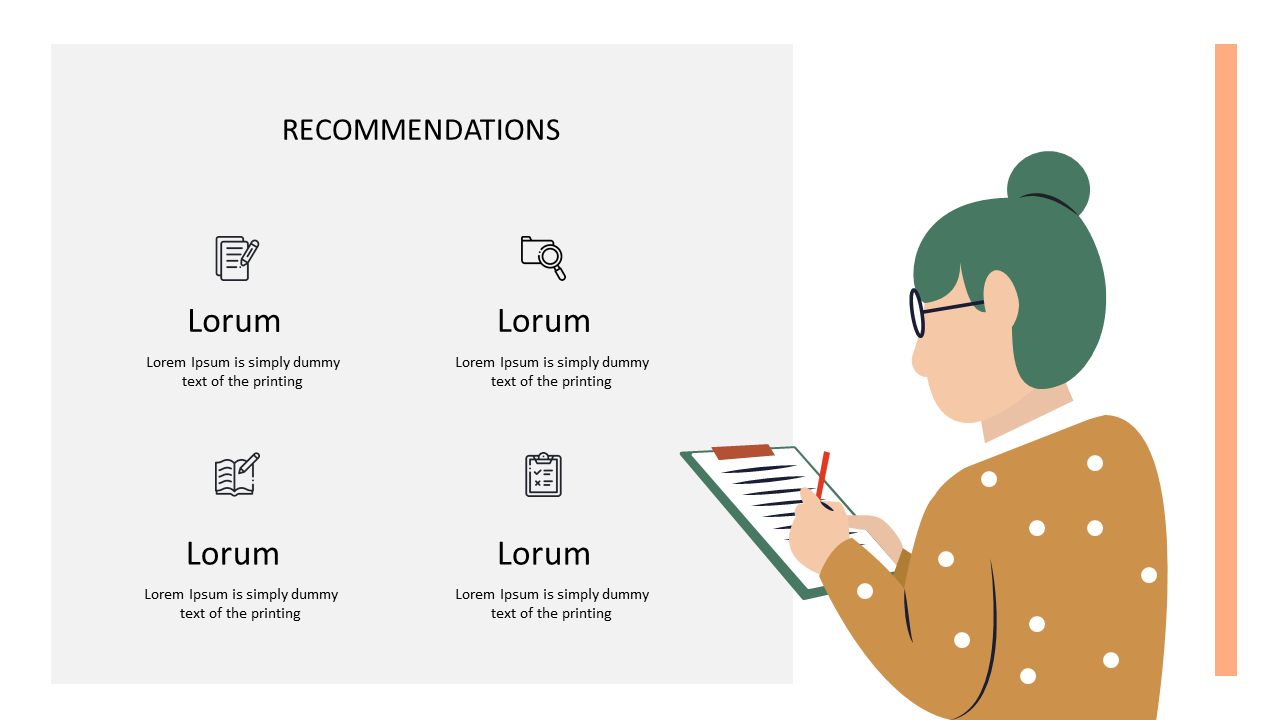 Present Recommendations Clearly with Icons