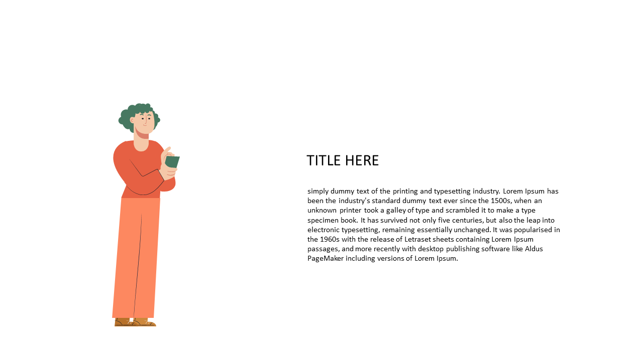 Visualize Information with Graphic and Text Area