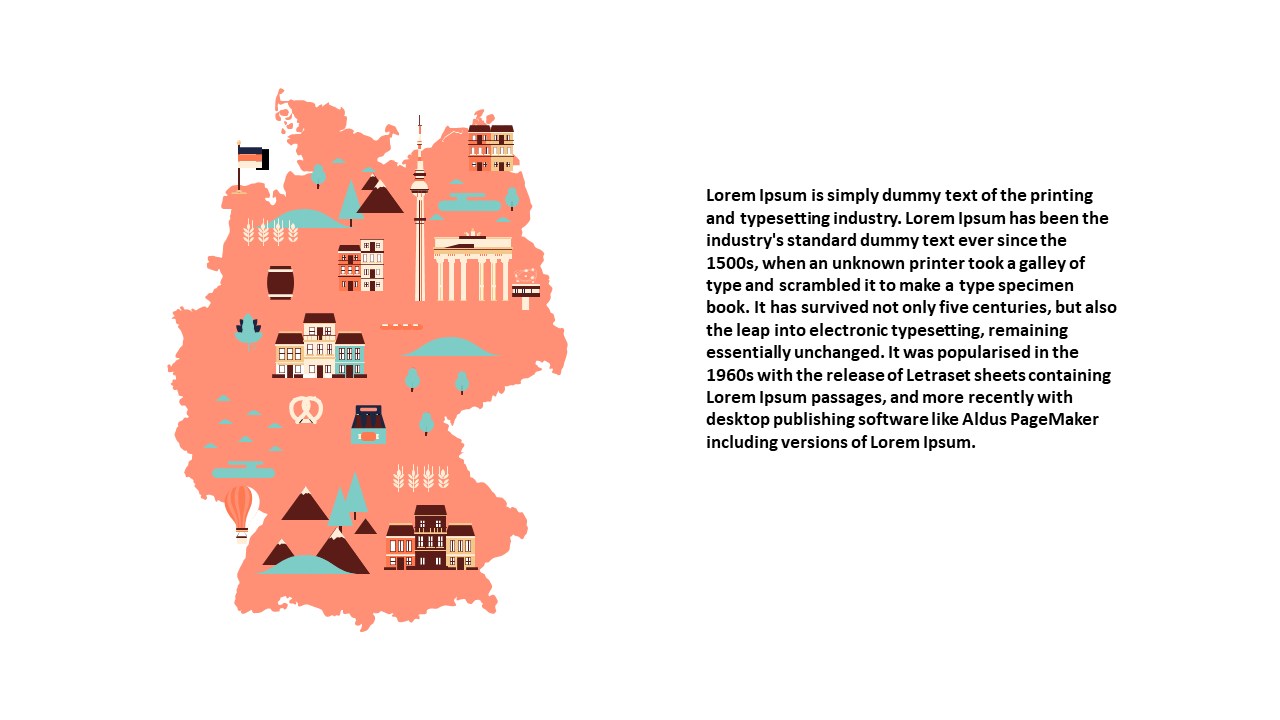 Engaging Illustrated Map for Marketing Presentations