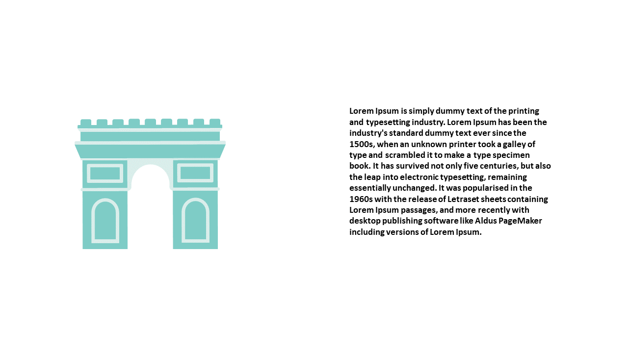Engaging Archway Icon for Concept Illustrations