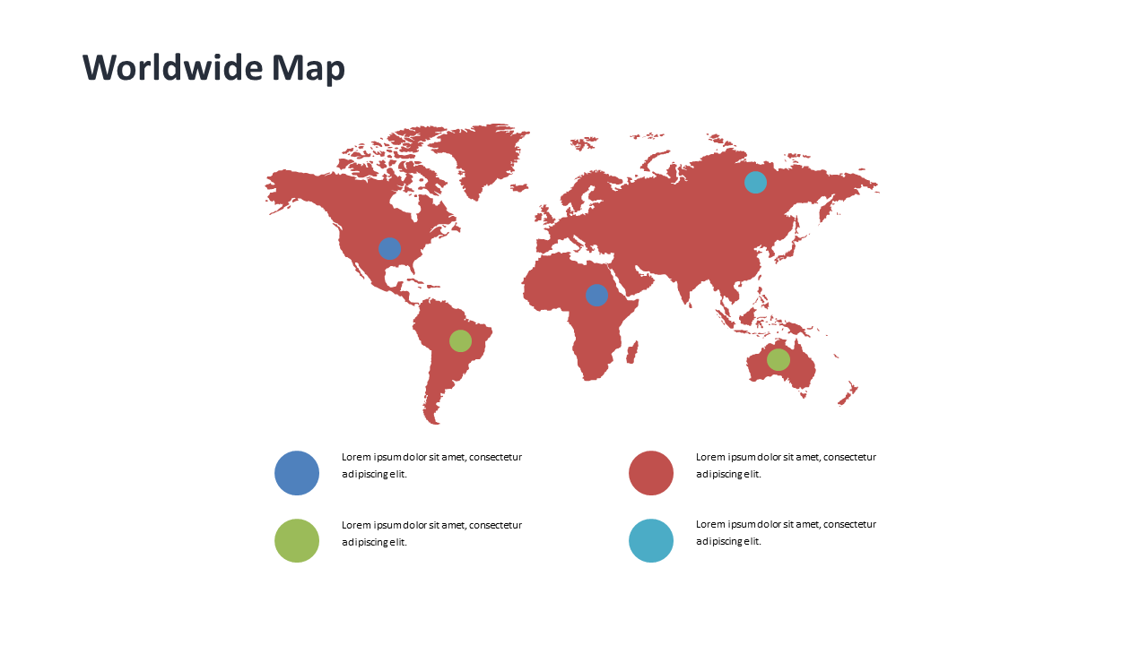 Highlight Global Operations on a World Map
