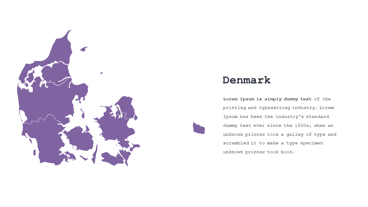 Discuss Denmark with Editable Map Layout
