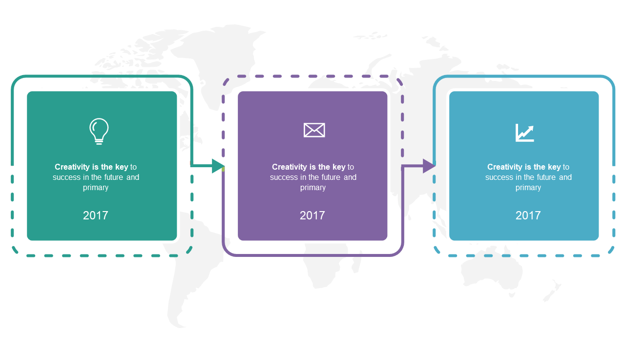 Showcase Key Milestones with Sequential Icons