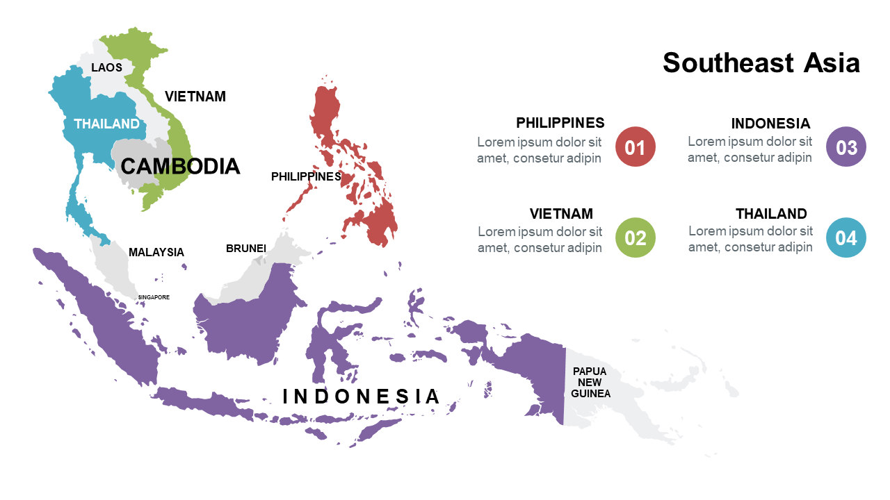 Explore Southeast Asia with Detailed Map