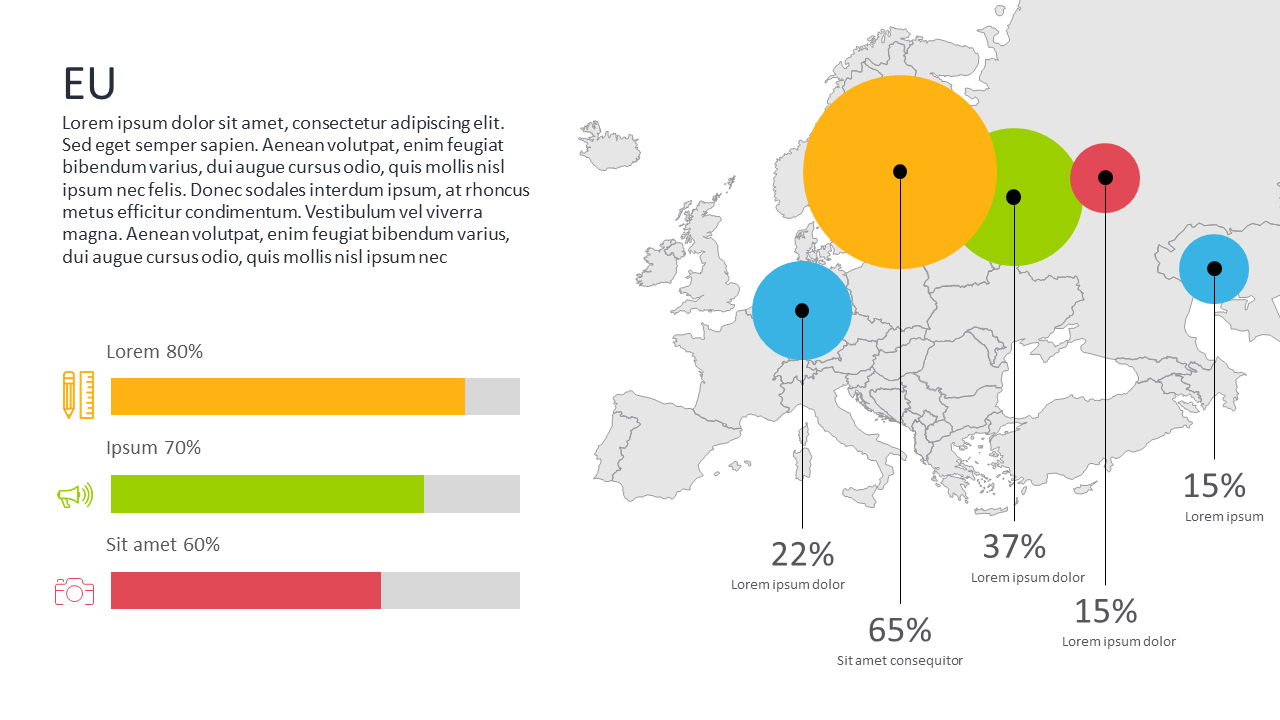 Engaging Map with Data Circles for Analysis