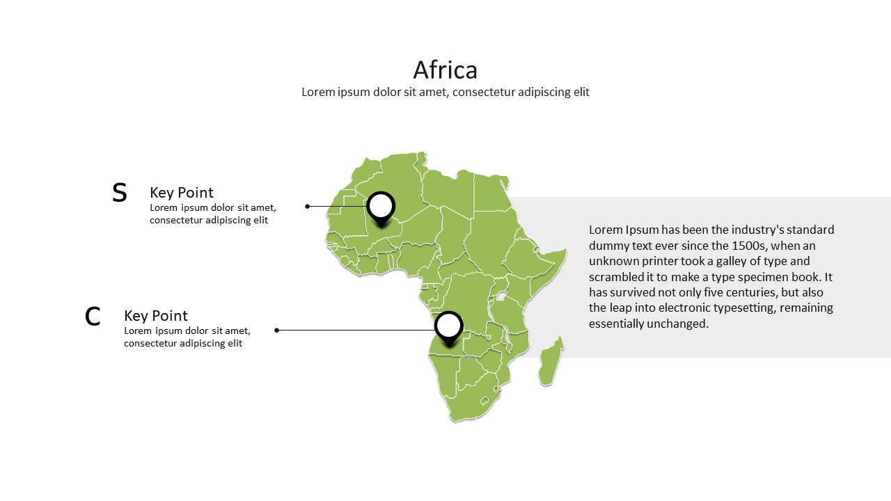 Explore Africa with Key Points Map V2
