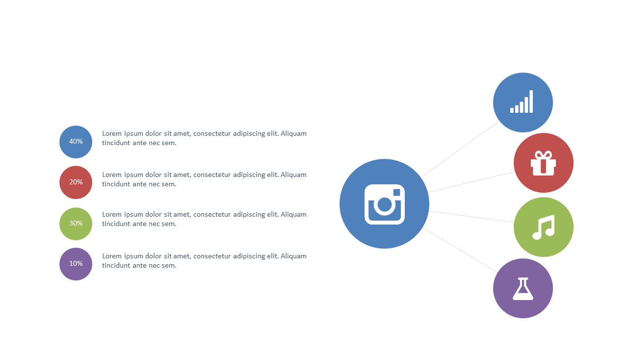 Present Social Media Engagement Metrics Visually Style