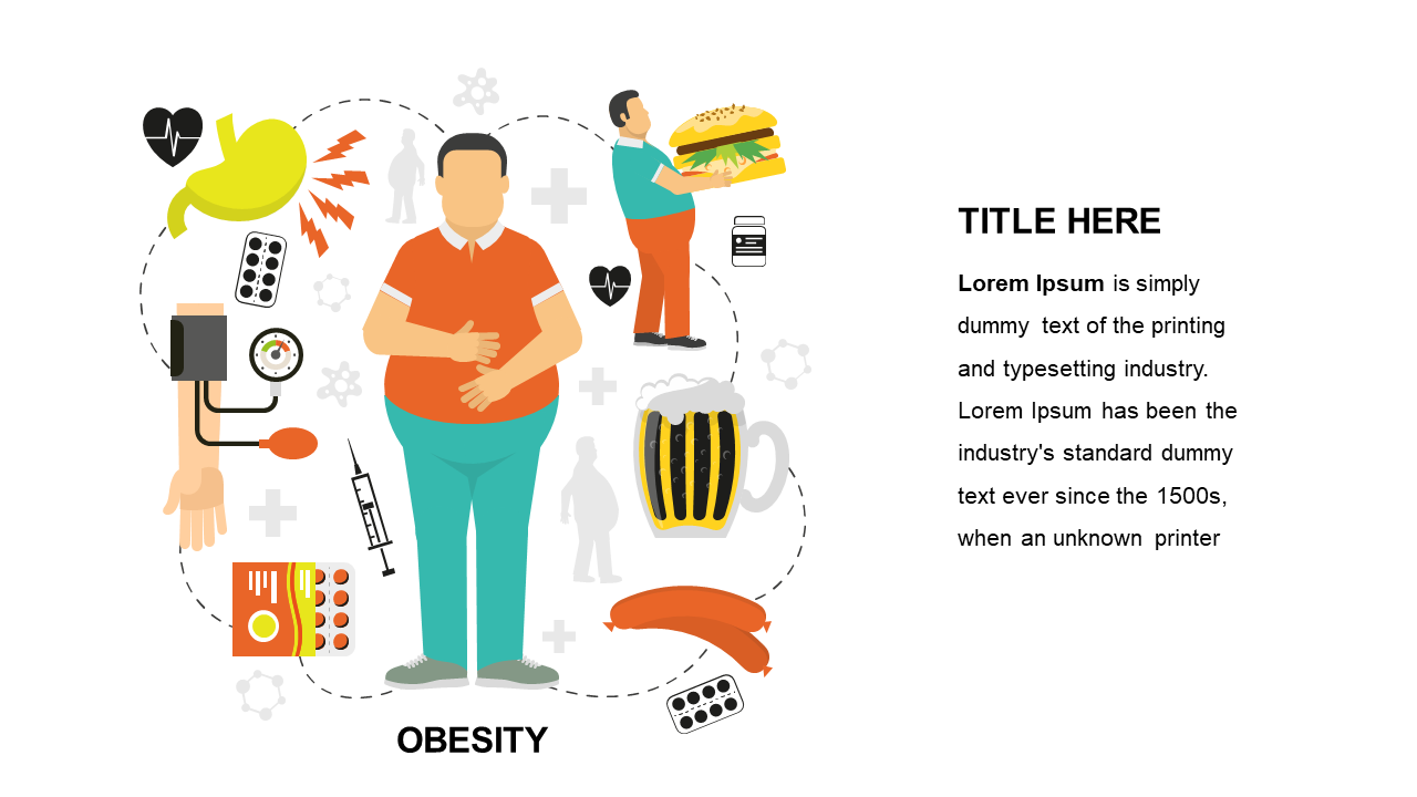 Obesity Awareness Infographic for Health Campaigns