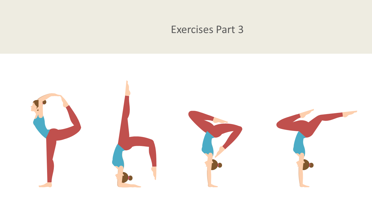 Illustrate Exercise Positions for Fitness Education
