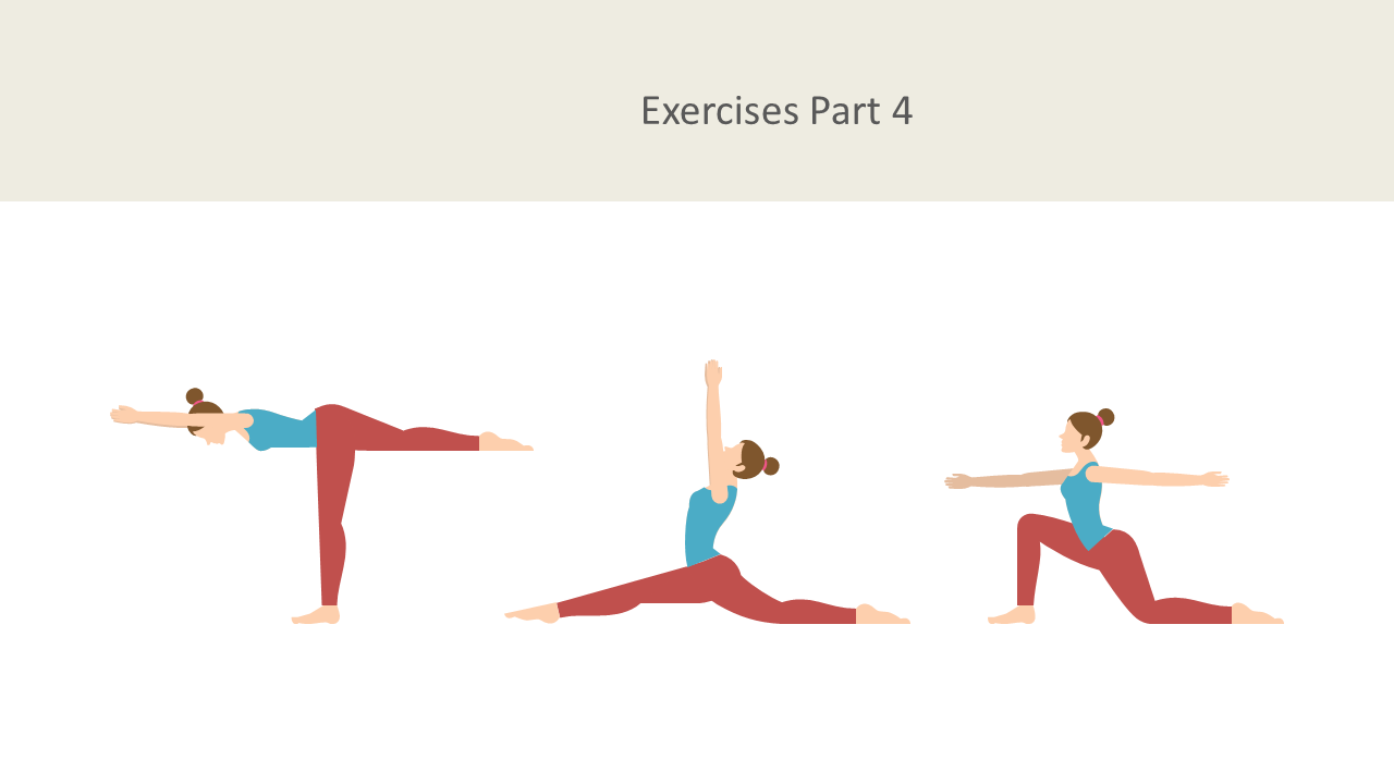 Showcase Dynamic Exercise Poses for Wellness