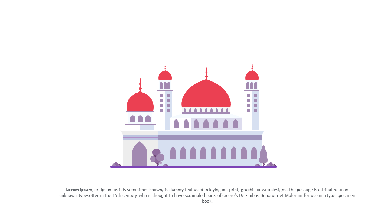 Illustrate Modern Islamic Architecture for Presentations