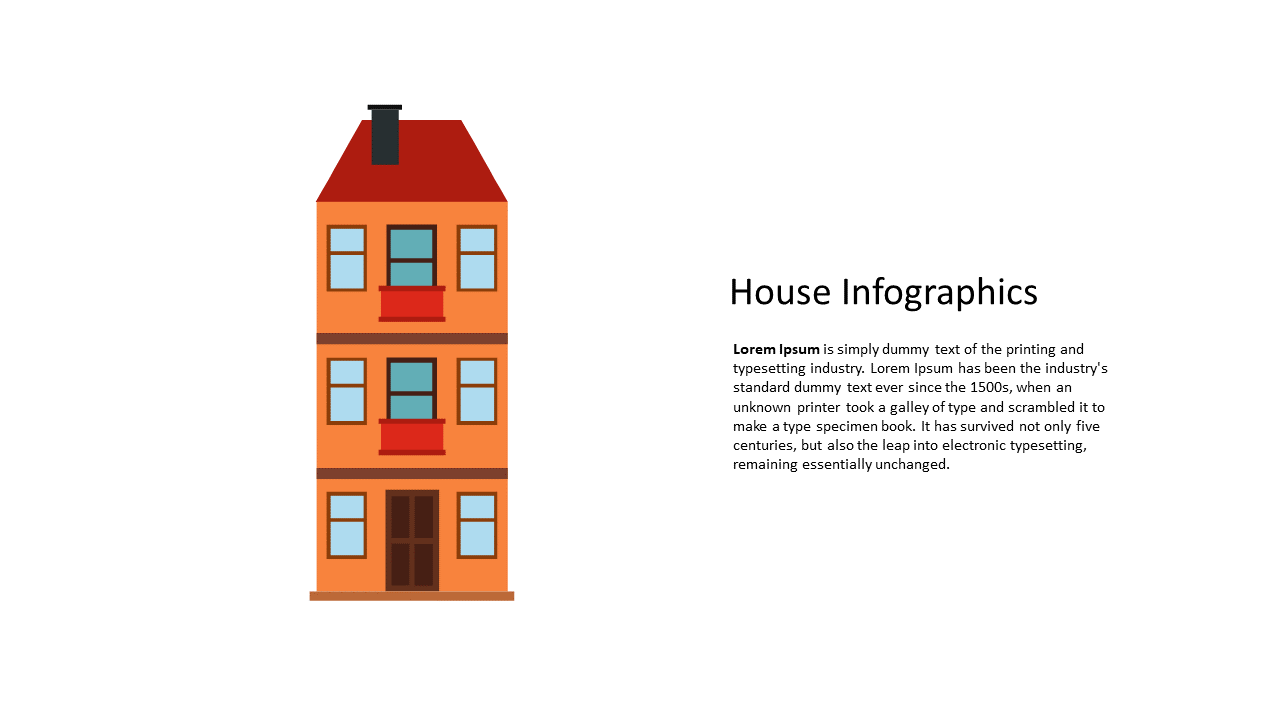 Enhance Real Estate Presentations with House Infographic