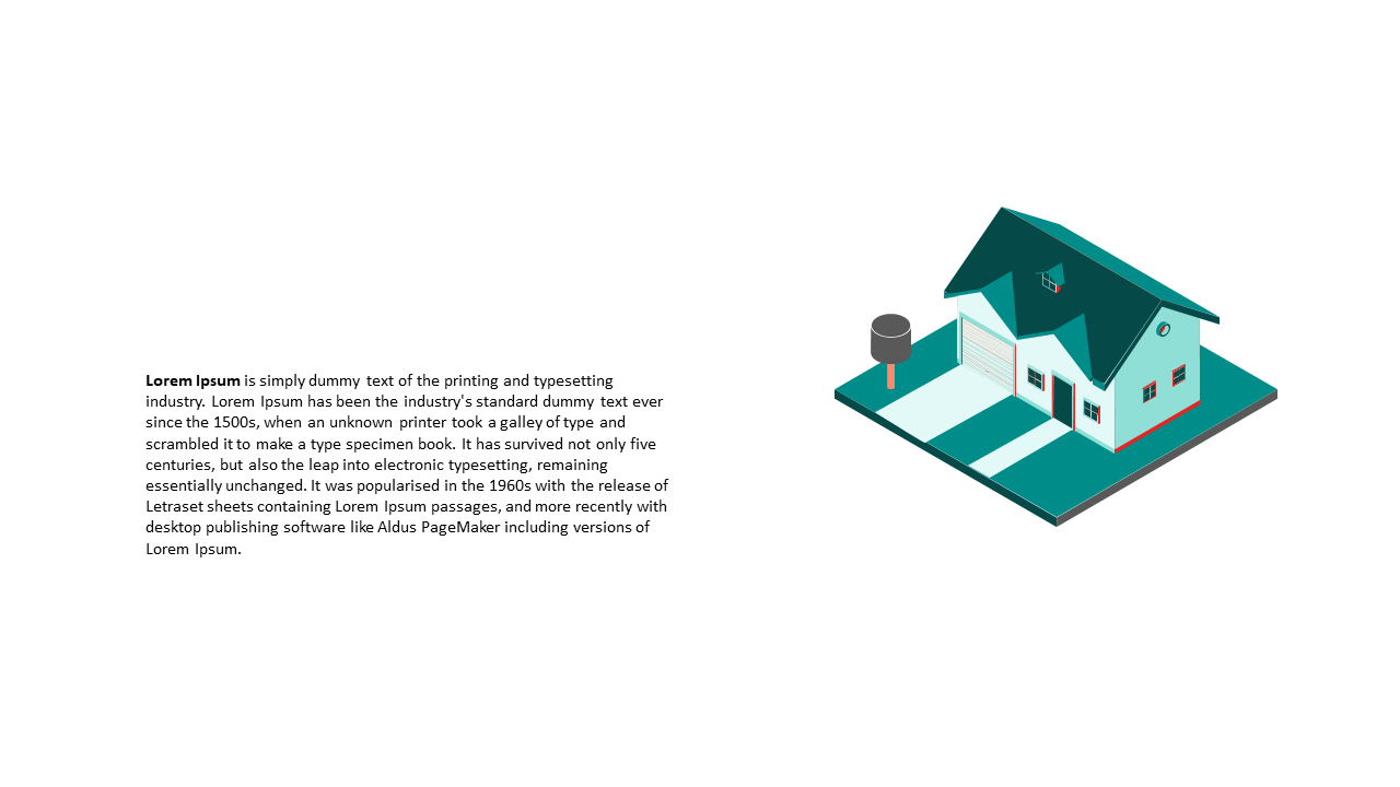 Customize Real Estate Presentations with Isometric House Layout