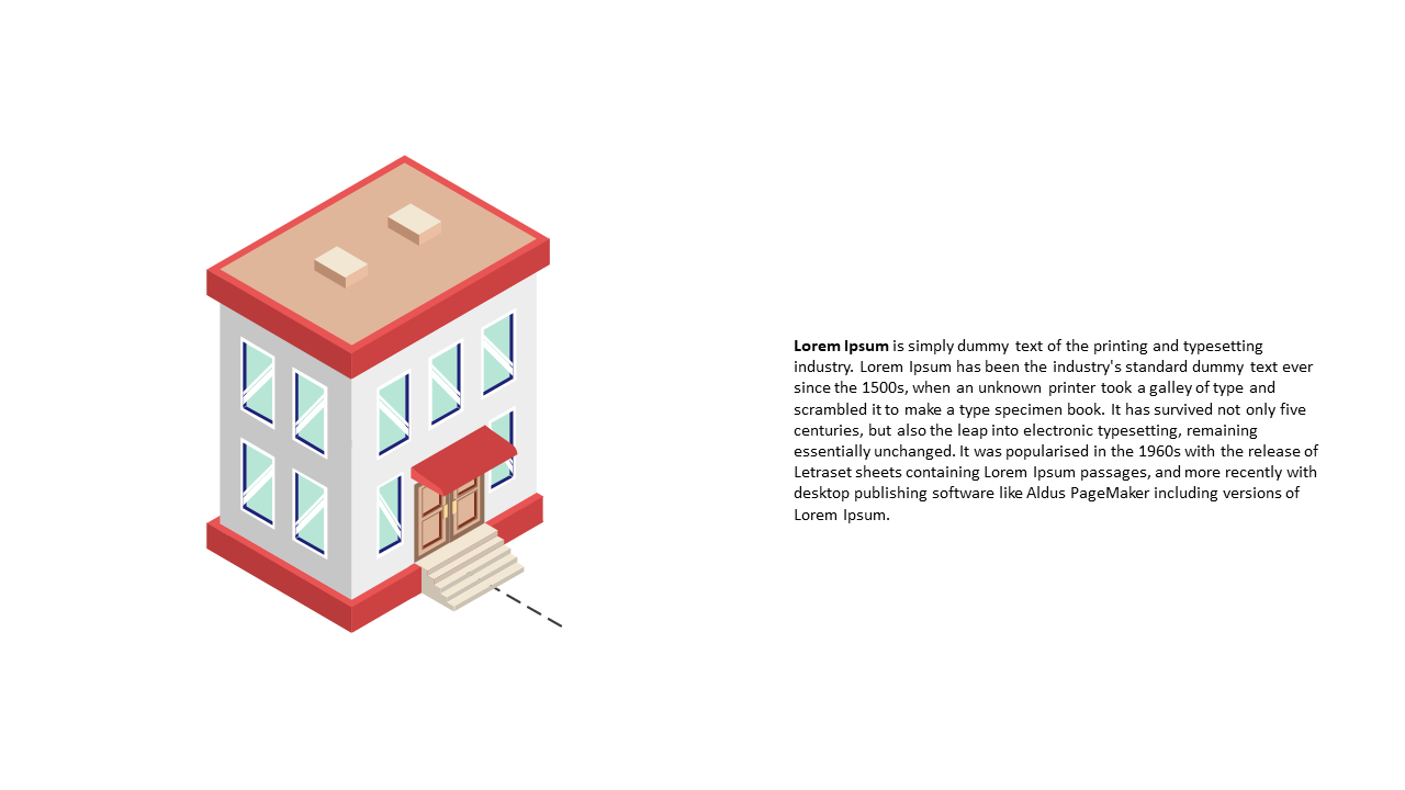 Showcase Concepts with Isometric 3D Building Layout