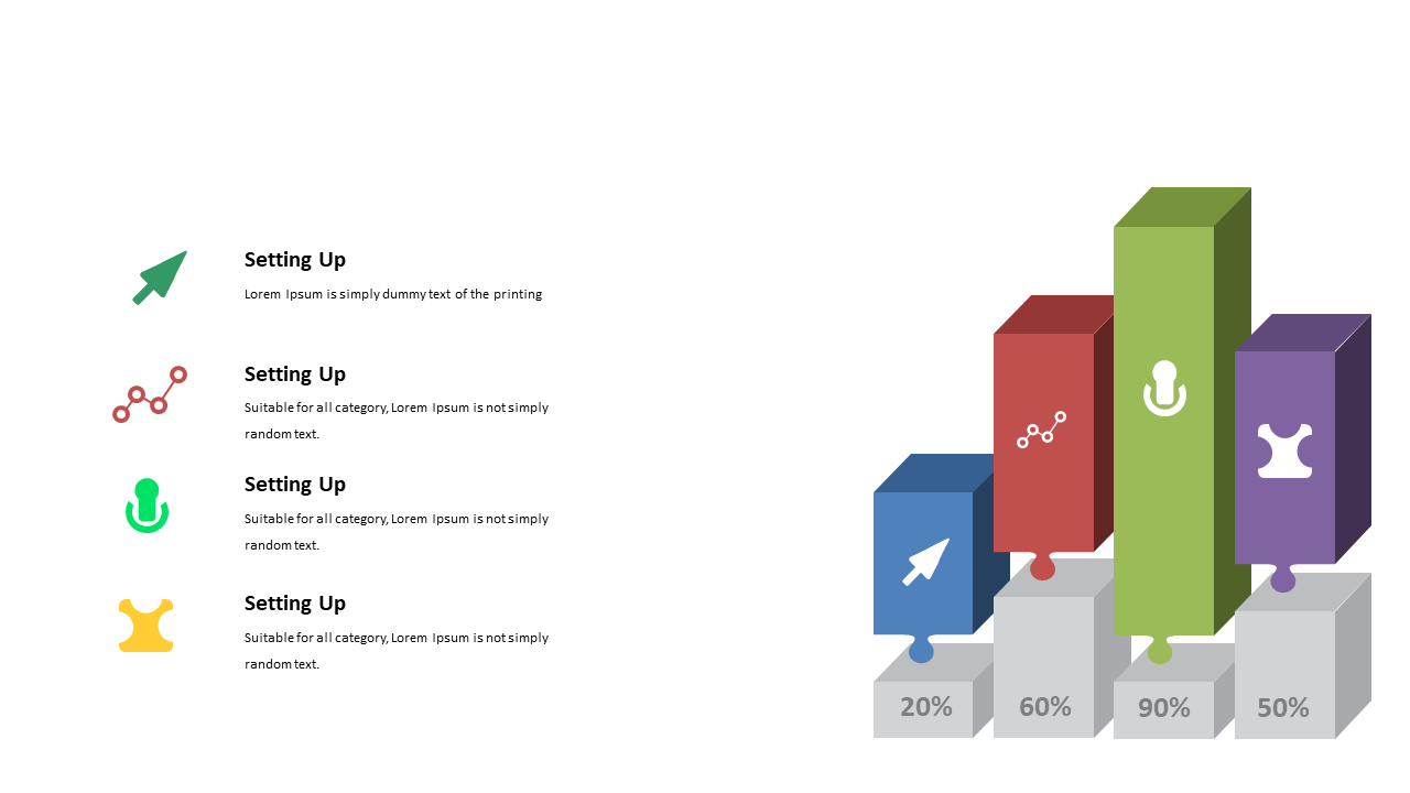 Visualize Data Percentages with 3D Bar Chart