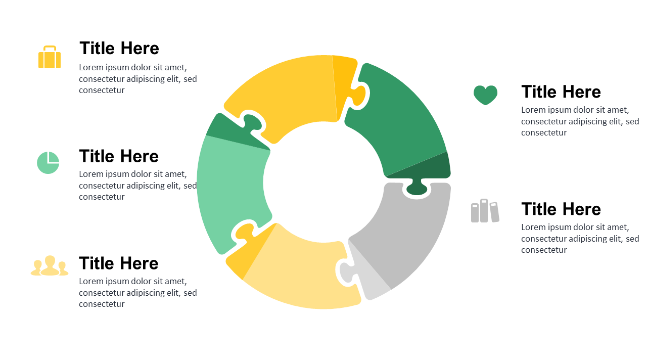 Illustrate Processes with Circular Puzzle Diagram