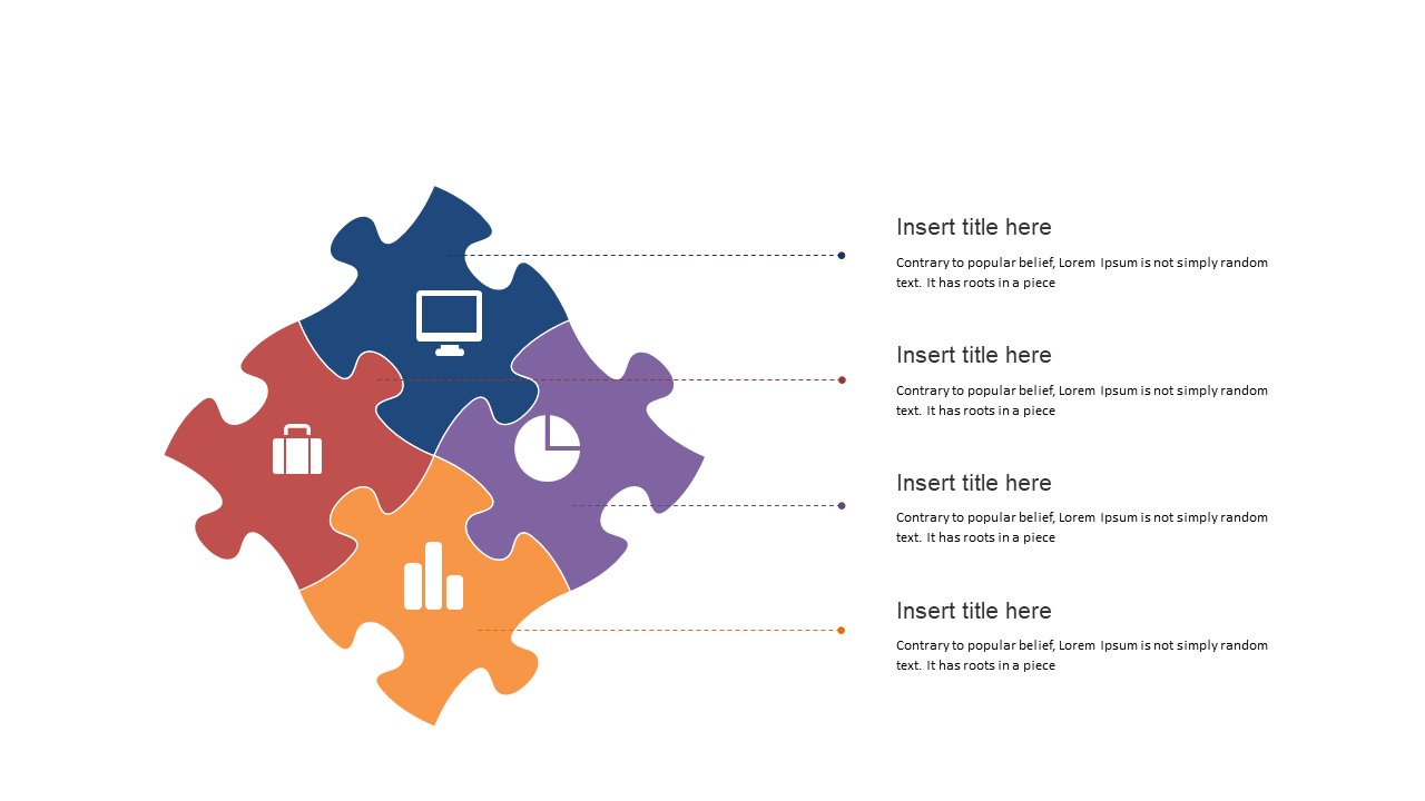 Engaging Puzzle Diagram for Presentations