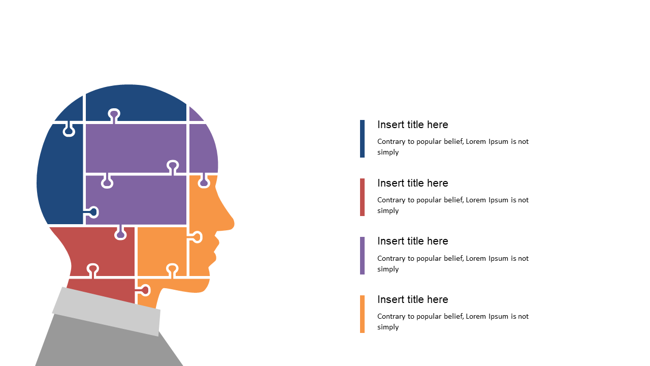 Engage Audiences with Brain Puzzle Infographic