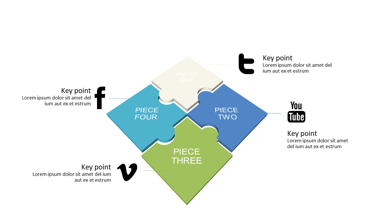 Highlight Key Points with Engaging Puzzle Layout