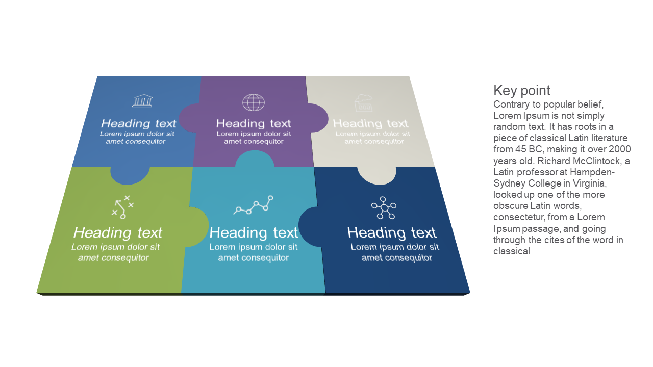Illustrate Key Concepts with Interconnected Puzzle Pieces