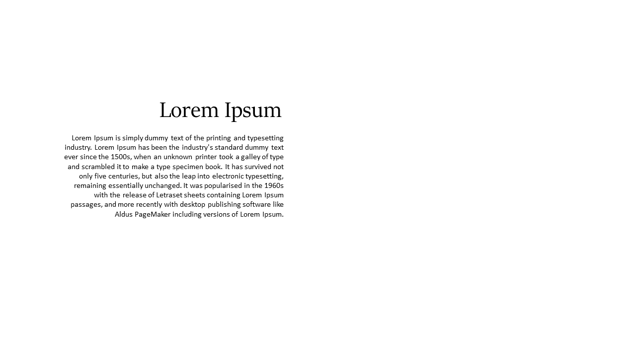 Present Detailed Information with Minimal Text Focus Slide