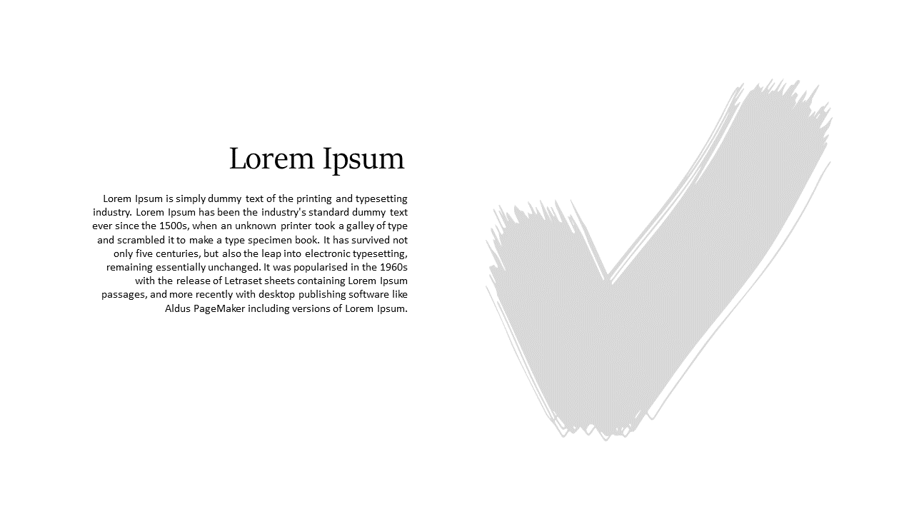 Present Information Creatively with Brush Stroke Background