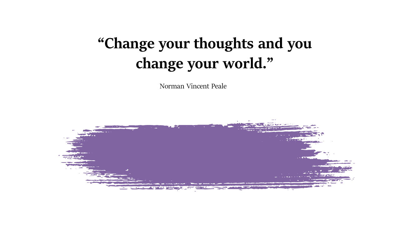 Inspire with Quote Slide and Colorful Background