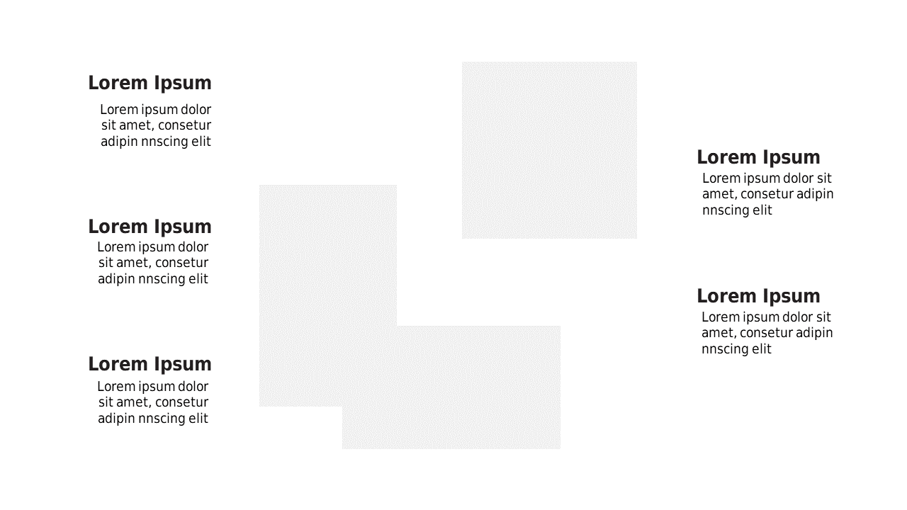 Creative Asymmetrical Text Blocks for Presentations