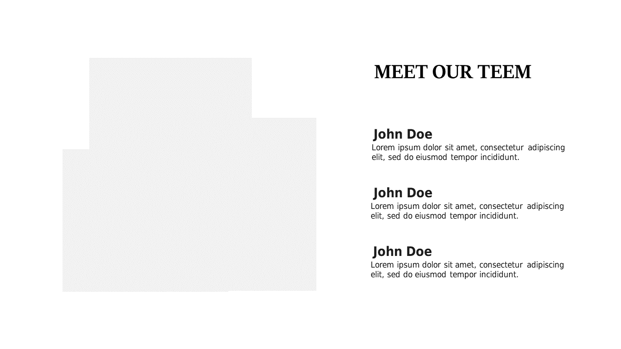 Showcase Team Members with Profile Layout