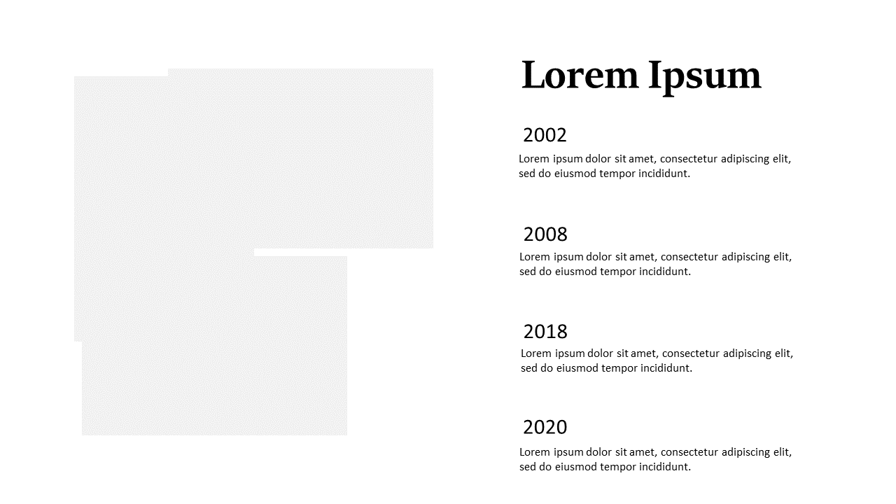 Present Milestones with Minimal Timeline Design